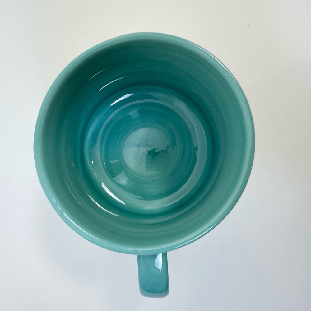 Anthropologie Nathalie Lete B Monogram Mug
Floral Ceramic Blue White Coffee Cup - Picture 6 of 8